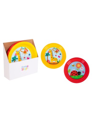 Wholesale First Steps Kids Lunch Plates - Assorted Designs 