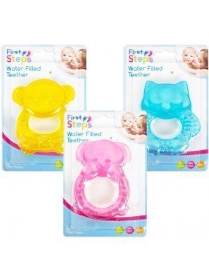 First Steps Water Filled Baby Teether - Assorted Colours 