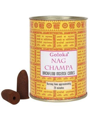 Goloka Backflow Incense Cones 