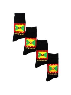 Rasta Design Socks - Grenada Flag