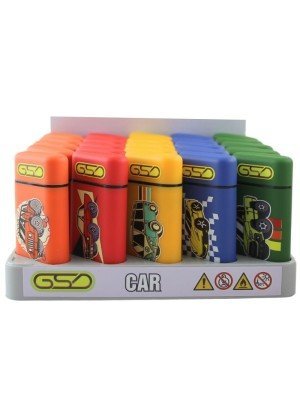 GSD Jet Flame Rubber Lighters - Car 