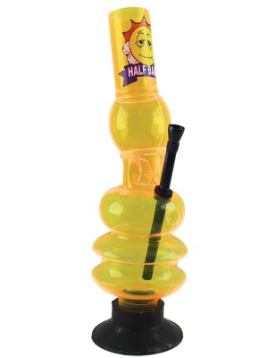 Half Baked Acrylic “There She Goes” Design Waterpipe (12Inch)