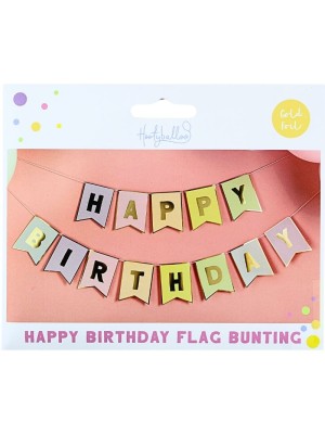 Happy Birthday Banner 3m - Pastel 
