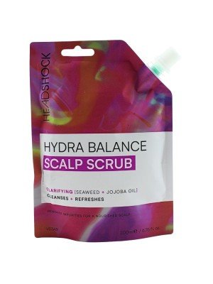 HeadShock Hydra Balance Clarifying Scalp Scrub - Seaweed & Jojoba Oil  (200ml)