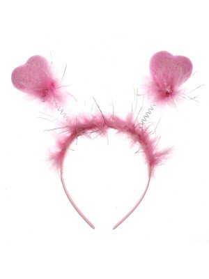 Heart Shaped Deely Boppers - Pink