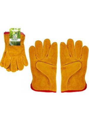 Heavy Duty Leather Work Gloves 