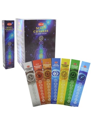 HEM Incense Sticks - Seven Chakras 