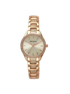 Wholesale Ladies Henley Sports Dress Bracelet Watch - Rose Gold
