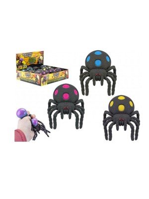 Horror Squishy Spiders - Assorted Colours 
