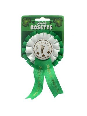 Happy St. Patrick's Day Irish Rosette - Badge