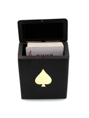 Sheesham Wooden Box with Playing Card Deck