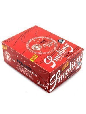 Wholesale Smoking Red Thinnest King Size Rolling Papers + Tips 