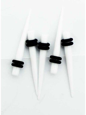Wholesale Expanders/Stretchers 4mm -White