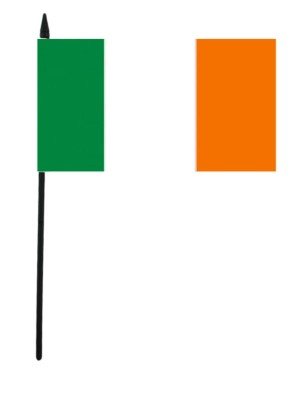 Ireland Hand Flag  - 12" x 18"