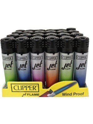 Clipper Jet Flame Lighters "Gradient"- Assorted