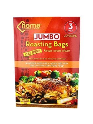 Jumbo Roasting Bag With Ties (3pk)