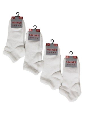 Kids White Trainer Socks(3 Pair Pack) - (9-12)