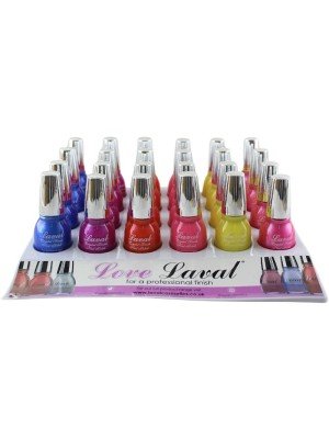 Laval Crystal Finish Nail Polishes - Assorted 