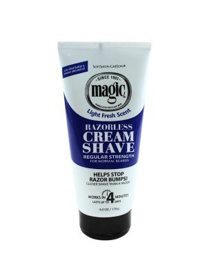 Magic Razorless Regular Strength Shave Cream For Beards - 170g 