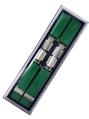Men's Braces Emerald Green 25mm Wide