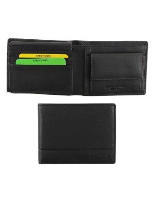 Men's Florentino Trifold Wallet - Black 