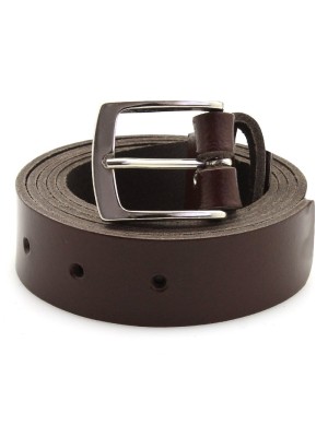 Men's Shiny Leather Belts 1.25" - Small