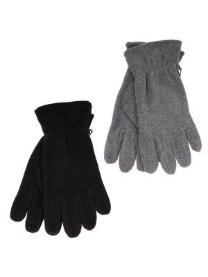 Wholesale Men's Fleece Gloves - Assorted Colours 