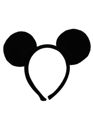 Mouse Ears on Headband - Black