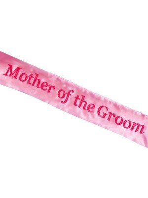 Mother Of The Groom Sash Pink