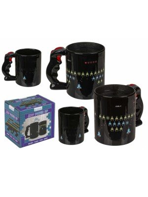 Wholesale Mug with controller handle Power Up with thermal effect-11 x 9cm
