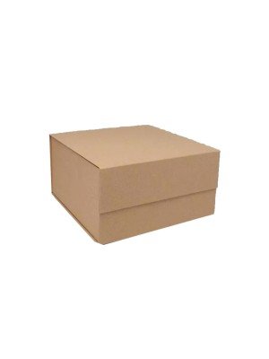 Wholesale Natural Fold Flat Gift Box With Magnetic Closure 