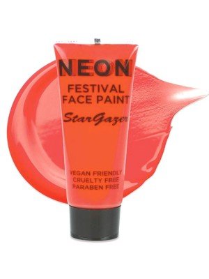Stargazer Face & Body Paint - Neon Red