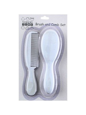 Nursery Time Baby Comb and Brush Set 