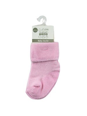 Nursery Time Baby Roll Over Socks - Pink (1 pair)