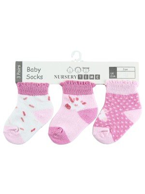 Nursery Time Baby Socks (3 Pack)