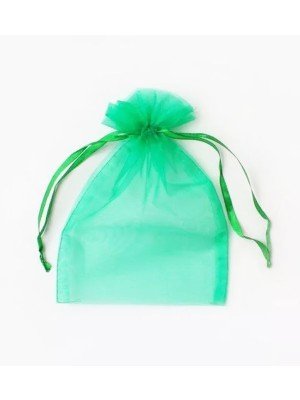 Wholesale Organza Gift Bag - Green (30x21cm)