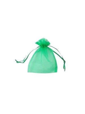 Organza Gift Bag - Green (15x11cm)