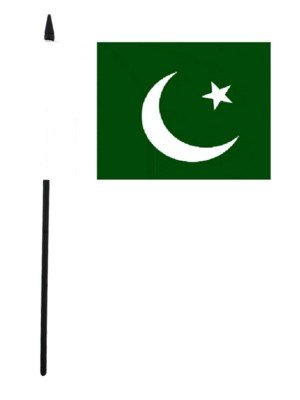 Pakistan Table Flag - 6" x 4"