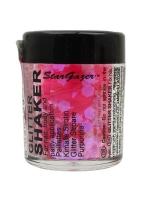 Wholesale Stargazer Glitter Shaker Large Flake Glitter -  UV Pink