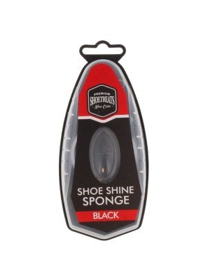 Premium ShoeTreats Shoe Shine Sponge - Black 