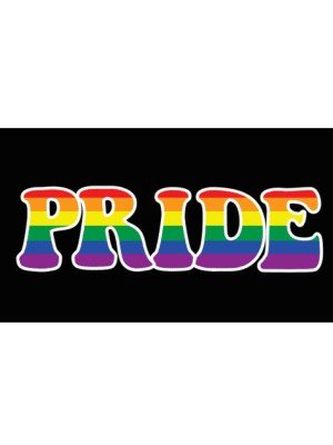 Rainbow Pride With Black Background Flag - 5ft x 3ft