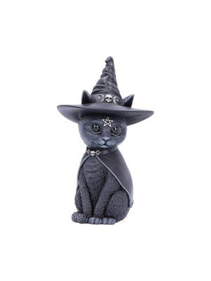 Purrah Witches Hat Occult Cat Figurine - 13.5cm