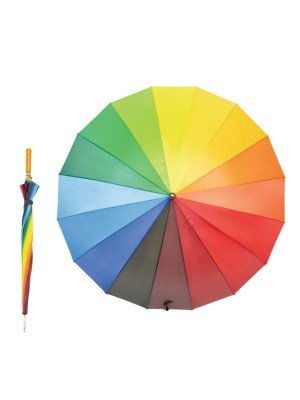 Rainbow Golf Umbrella - 30" 