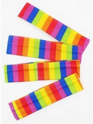 Wholesale Rainbow Fabric Headbands - 8.5 x 2cm