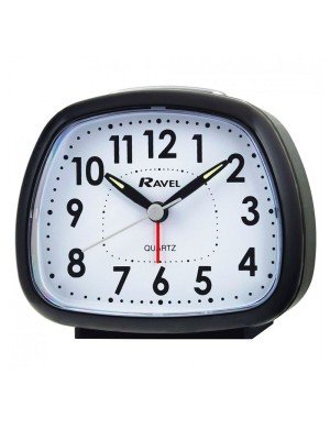 Wholesale Ravel Quartz Table Alarm Clock - Black 