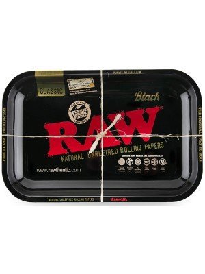Wholesale RAW Small Metal Tray "Black" - 27.5 x 18cm