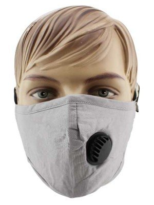 Wholesale Reusable Double Layered Cotton Mask With Valve