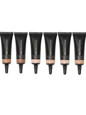 Wholesale Revolution Pro Full Cover Camouflage Concealer- Assorted 