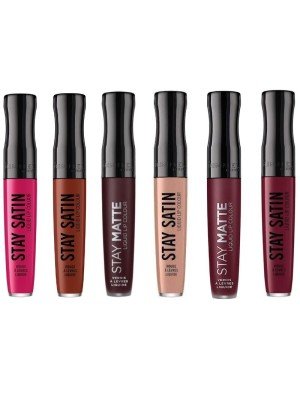 Wholesale Rimmel Stay Satin Stay Matte Liquid Lipstick - Assorted 