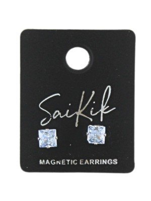 SaiKik Square Magnetic Earrings - 6mm